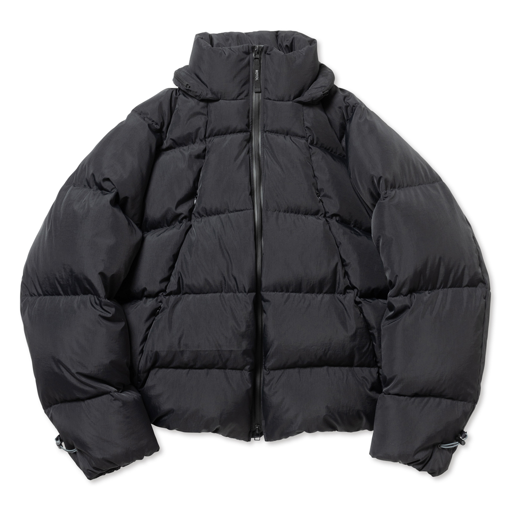 画像1: ROTOL CURVY DOWN JACKET BLACK (1)