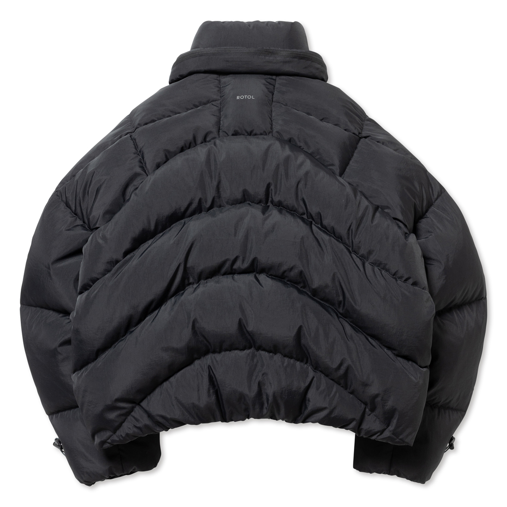 画像2: ROTOL CURVY DOWN JACKET BLACK (2)