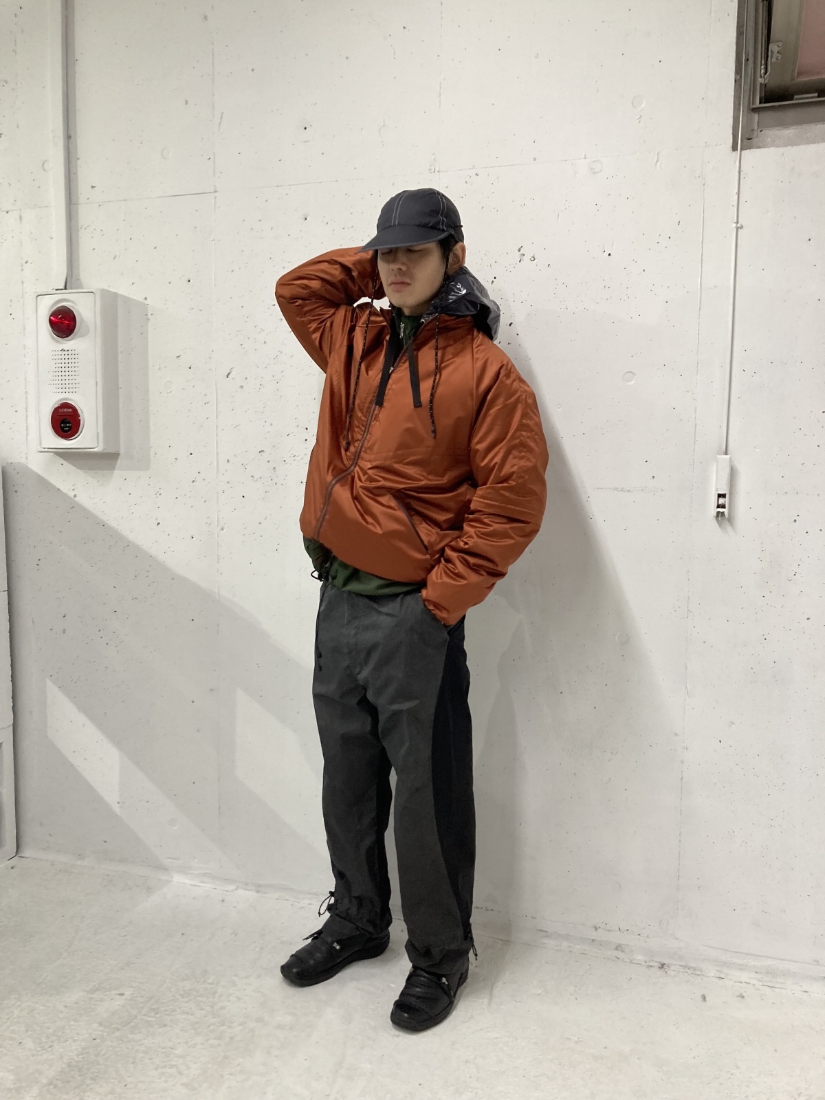 画像2: rajabrooke 2WAY WINDBREAKER ORANGE (2)