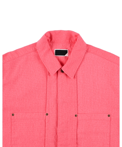 画像2: PHINGERIN RIVET WORK SHIRT PINK (2)