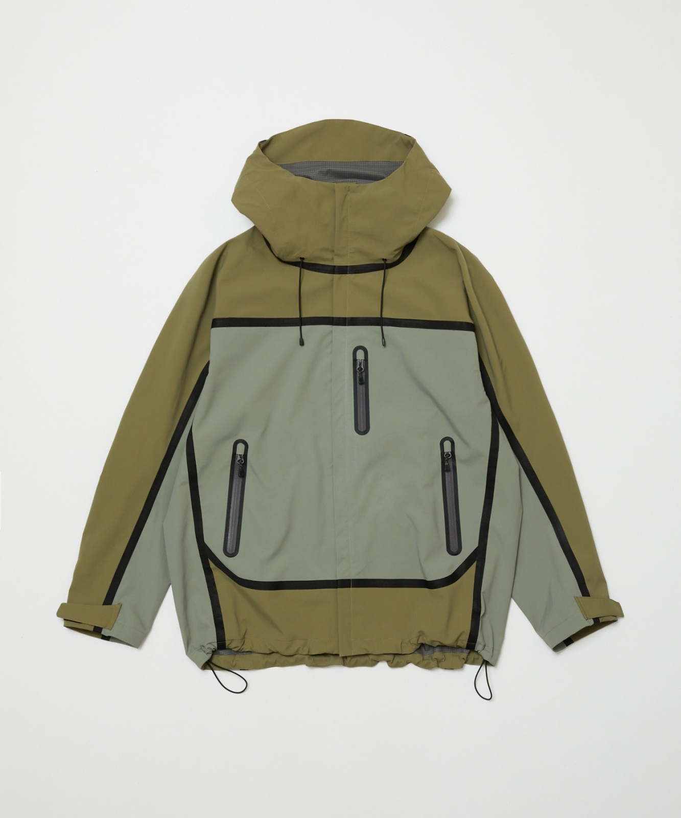 画像1: BAL TAPED SEAM WATER PROOF JACKET MILITARY GRAY (1)