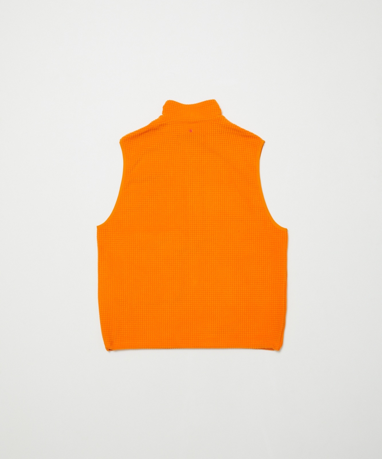 画像2: BAL DETACHABLE SLEEVE GRID FLEECE PULL OVER ORANGE (2)