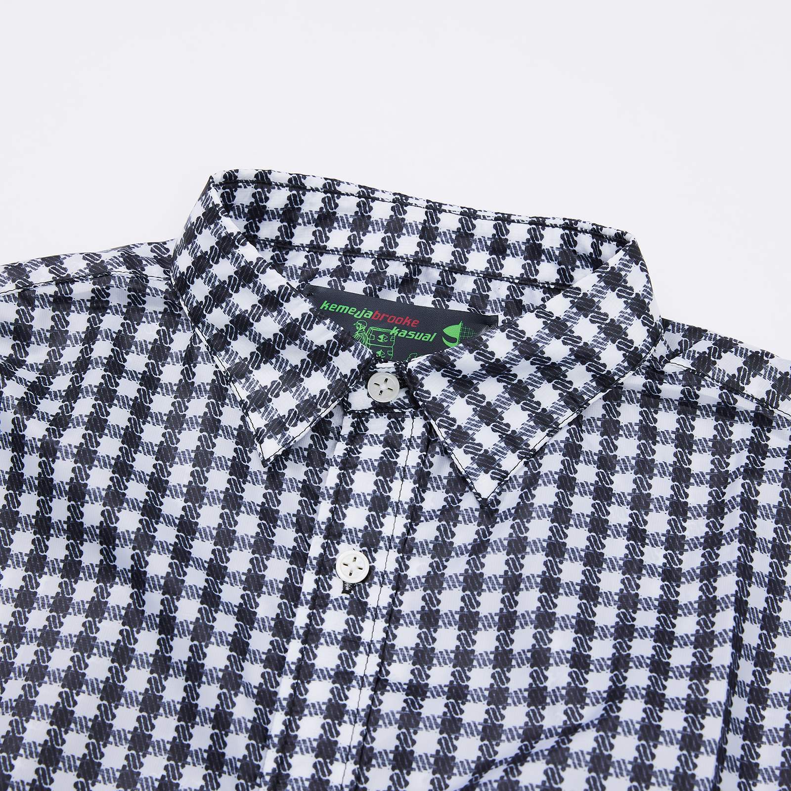 画像3: rajabrooke LIGHT SHAKA SHIRT GINGHAM (3)