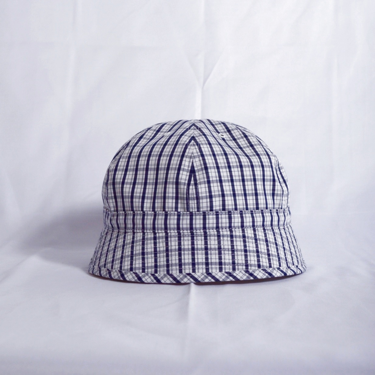 画像1: TONE TIED HAT WHITE CHECK (1)
