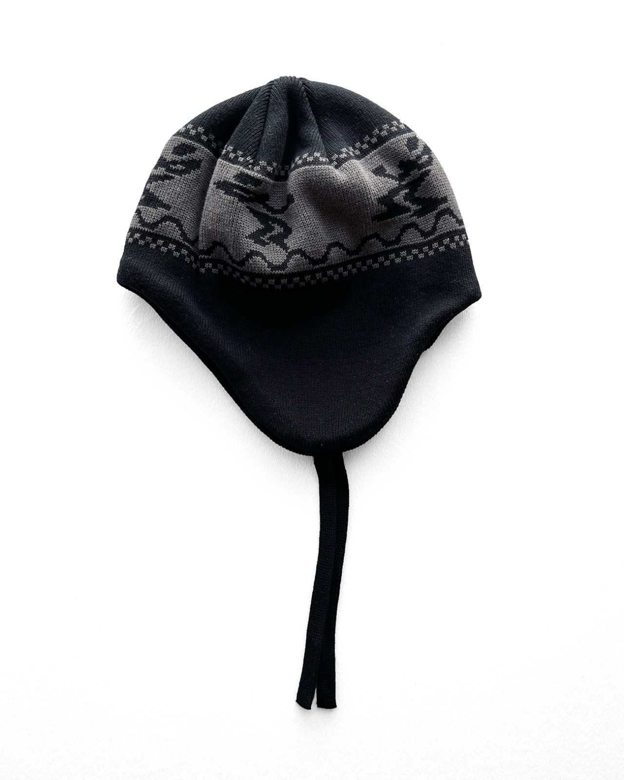 画像1: COMFORTABLE REASON Dub Effect Ear Flap BLACK (1)