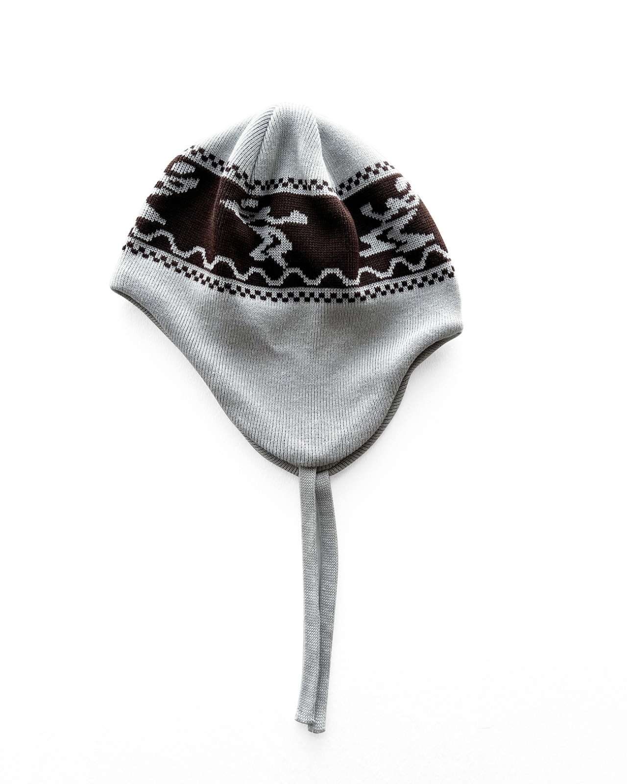 画像1: COMFORTABLE REASON Dub Effect Ear Flap SILVER WHITE (1)