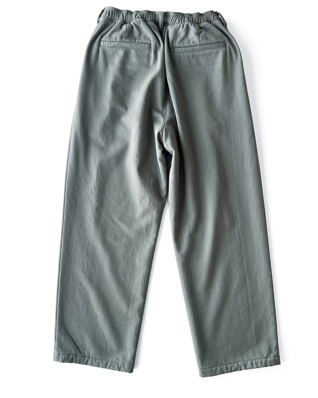 画像2: COMFORTABLE REASON Fleece Back Slacks SAGE GREEN (2)