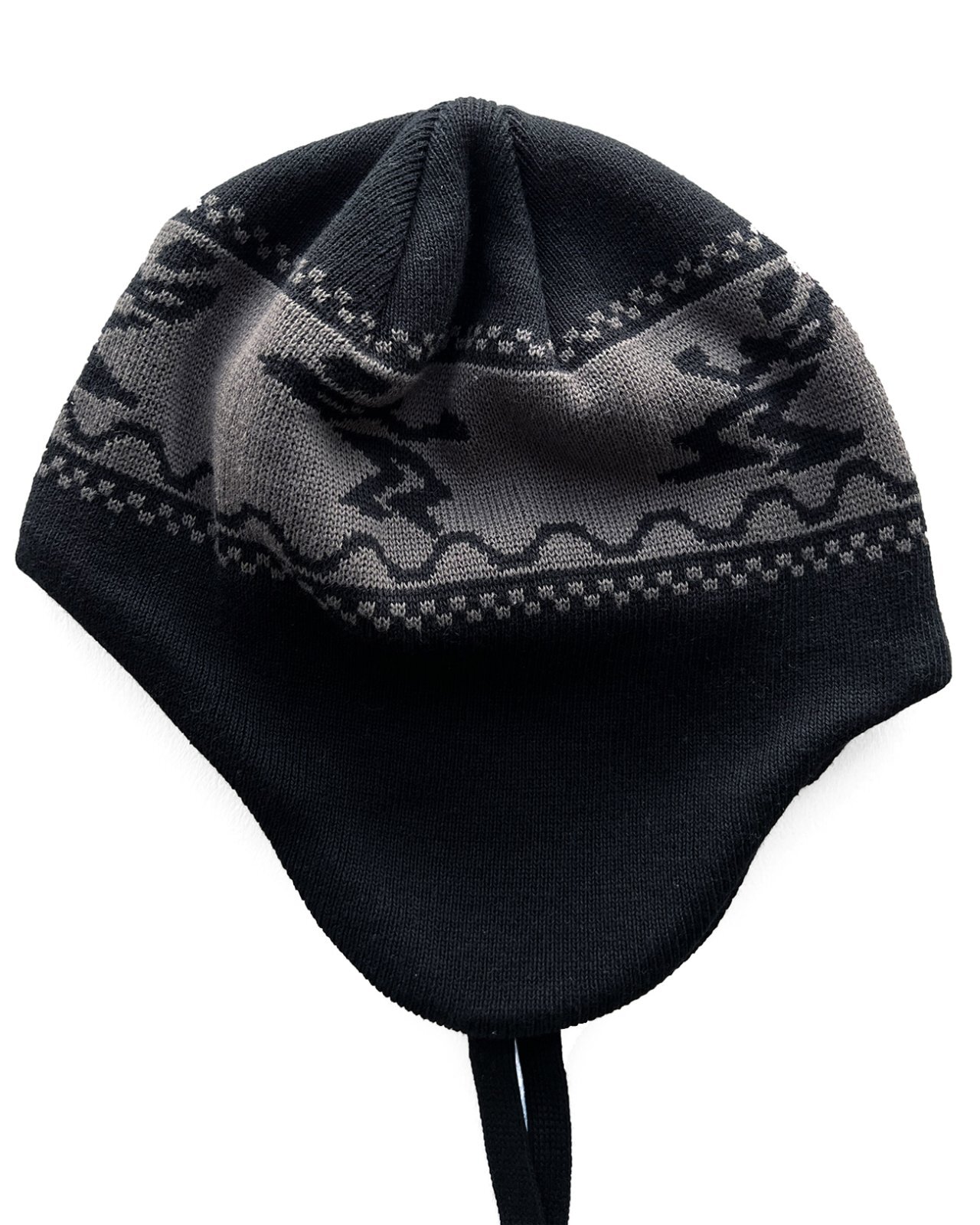 画像2: COMFORTABLE REASON Dub Effect Ear Flap BLACK (2)