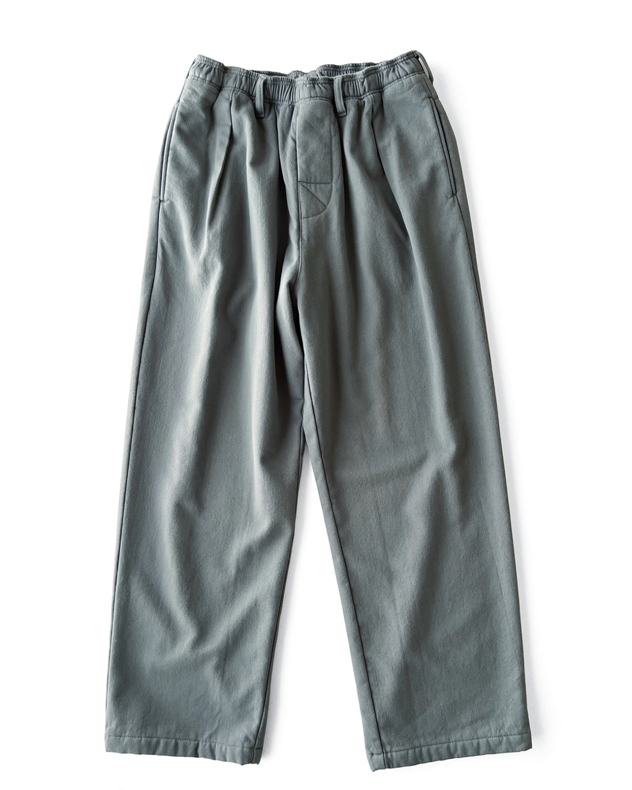 画像1: COMFORTABLE REASON Fleece Back Slacks SAGE GREEN (1)