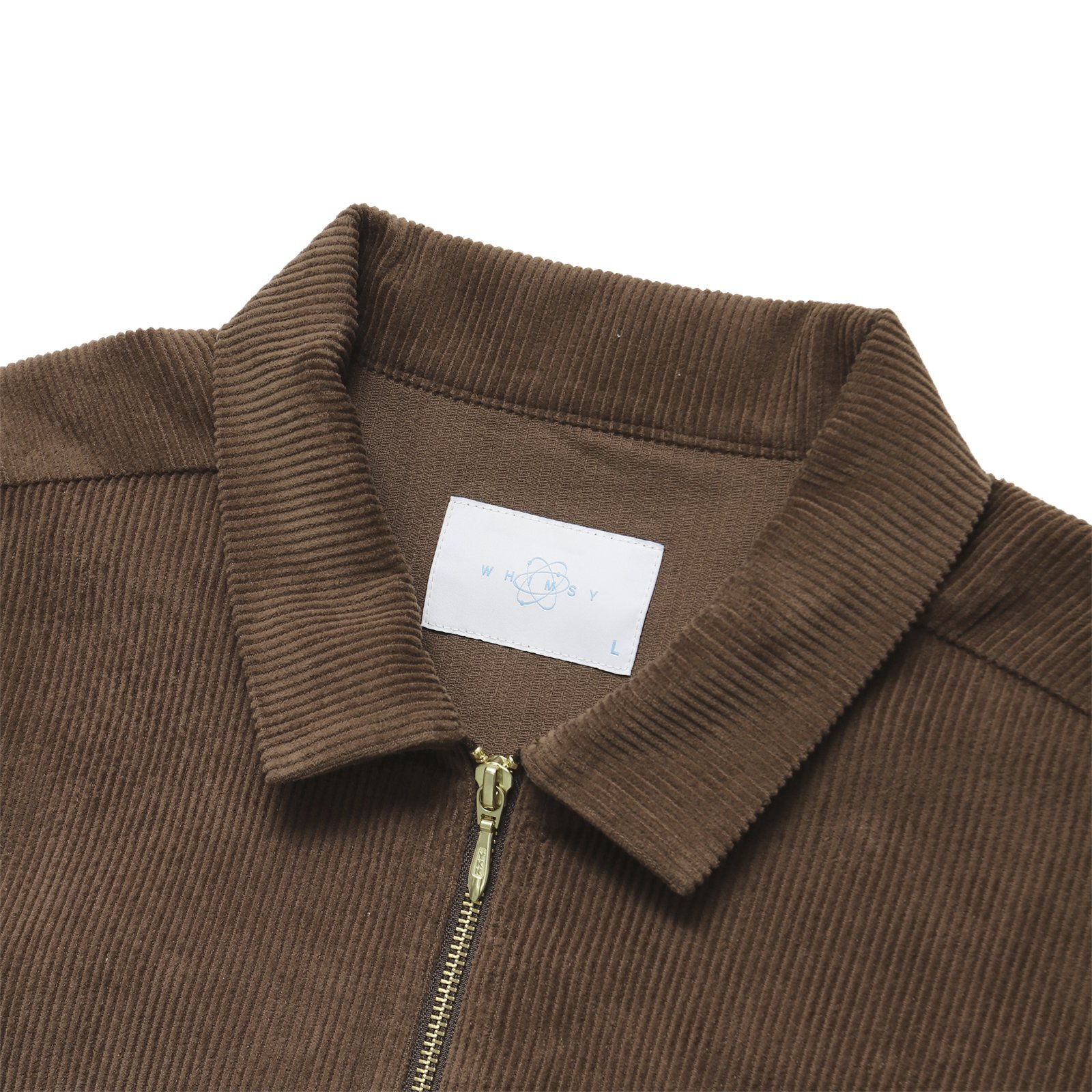 画像2: WHIMSY Corduroy Shirt Jacket Brown (2)