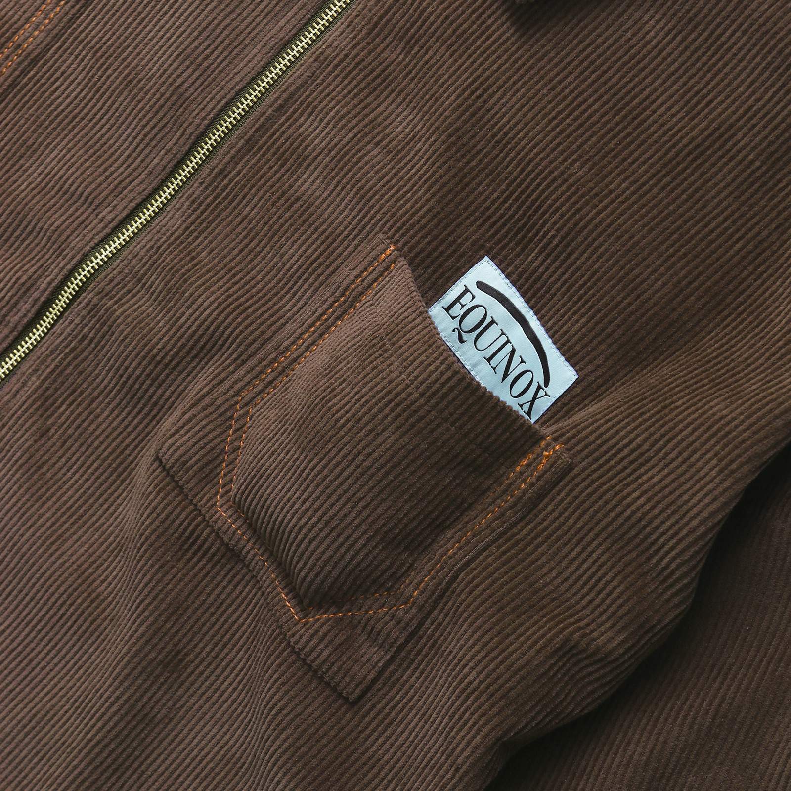 画像3: WHIMSY Corduroy Shirt Jacket Brown (3)