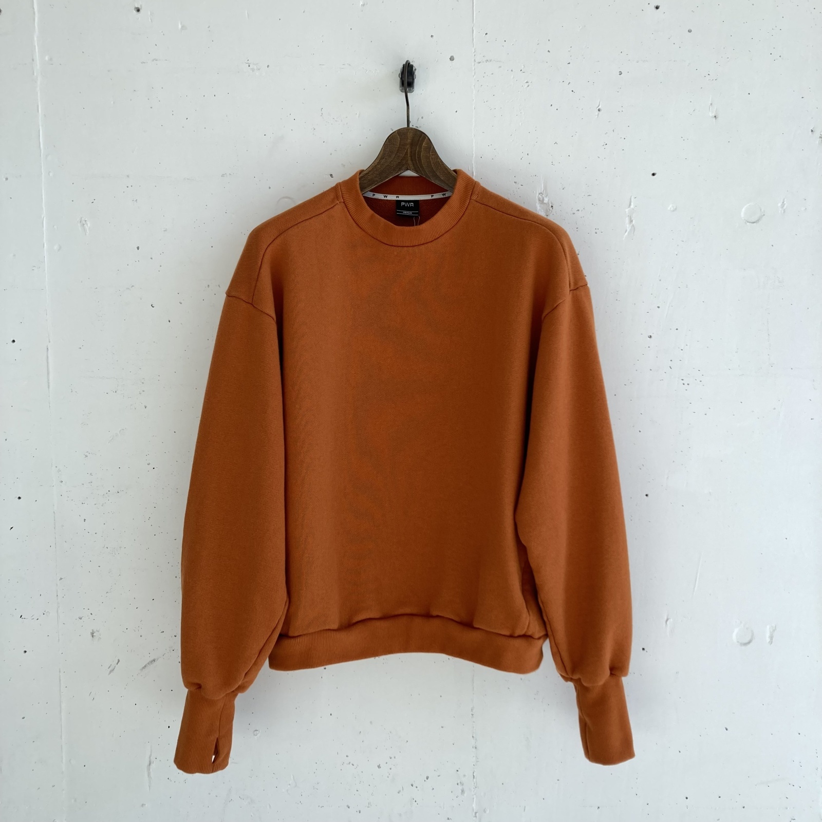 画像1: PWA CURLY SWEAT CREW ALMOND (1)