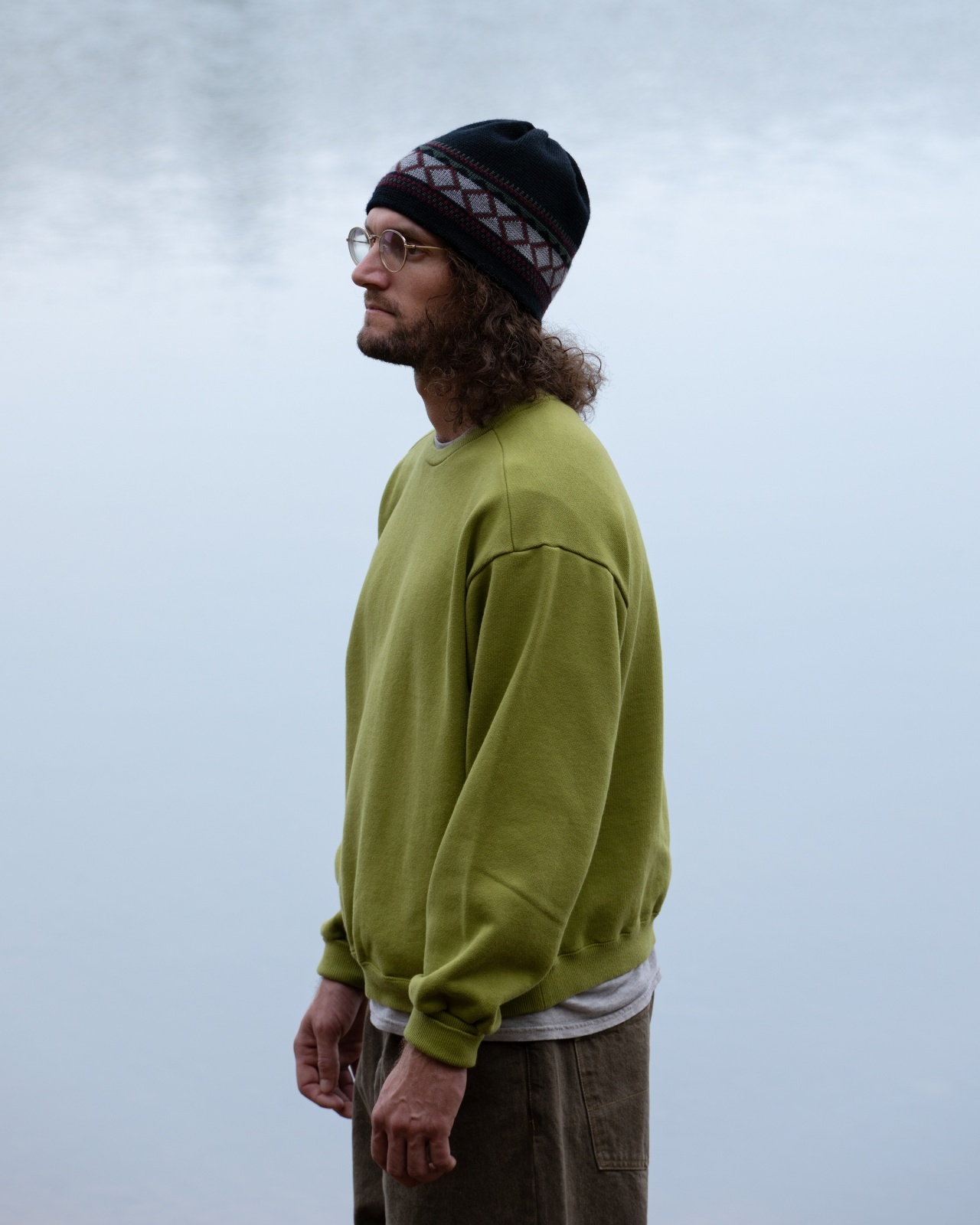 画像7: PWA CURLY SWEAT CREW PISTACHIO (7)