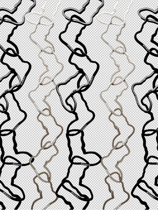 画像1: WHIMSY Socks Logo Carabiner (1)