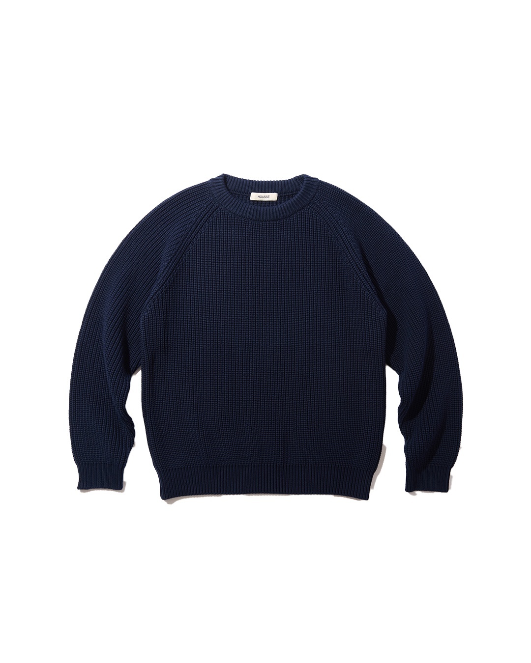 画像1: HOUSSE Rib-Stitch Cotton Sweater (1)